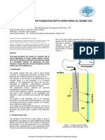 Evaluation of Unknown Foundation Depth Using Parallel Seismic (PS) Test - A Case Study