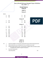 CBSE Class 9 Social Science Sample Paper Solution SA 1 SET 2