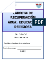 Carpeta de Recuperación - 5º Grado - Educ. Religiosapdf