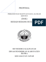 Proposal DAK Rehab Ruang Kelas Dan Kantor 2019