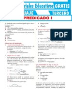 Estructura Del Predicado para Tercer Grado de Secundaria