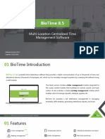 BioTime 8.5.4 Introduction