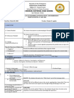 Daily Lesson Log in Inquiries, Investigation, and Immersion THIRD QUARTER S.Y 2021-2022 Day/Date: March 02, 2022 Teacher: Nerissa R. Aguilar