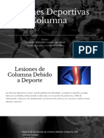 Lesiones Deportivas de La Columna