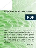 Human Resource Planning