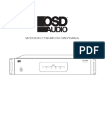 MX Series Amplifier Manual