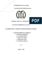 Elaboración y Cementación de Postes Colados