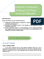 Therapeutic Community: Challenges For Drug-Involved Offenders