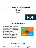 Common Vs Greatest Good: Busecore