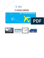 Air Ticket Reservation