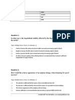 Aerodynamics (1) : in What Way Is The Longitudinal Stability Affected by The Degree of Positive Camber of The Airfoil?