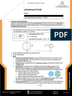 Gravitational Field Note W Sol