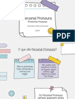 Personal Pronouns