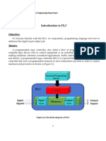 Introduction To PLC: Experiment No