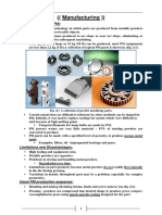 ( (Manufacturing) ) : Powder Metallurgy (PM)