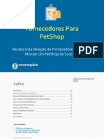 Ebook - Fornecedores Pet Shop