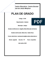 PLAN DE GRADO 2°grado 2022 Any