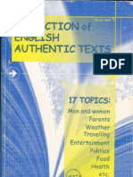 Collection of English Authentic Texts-Mantesh