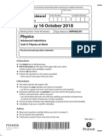 Questionpaper Unit2WPH02 October2018