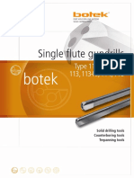 Single Flute Gundrills: Botek