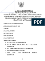 Peresmian Sekertariat Bersama Knpi, Karang Taruna, Pramuka Dan Pmi Di Permukiman Atas Air Kelurahan Margasari