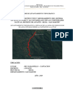 Estudio Topografico Linea de Agua Awajun