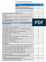 Lista de Verificación ISO 45001