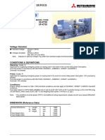 MITSUBISHI GENSET MGS2000B-50Hz-380V