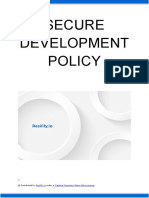 Secure Development Policy