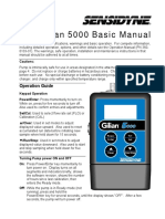 Gilian 5000 Quick Start Manual