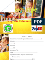 Project-Ripe: Remedial Intervention Program Enhancement