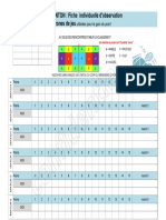 Badminton Fiche D'observation Zones de Jeu