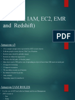 Aws (S3, Iam, Ec2, Emr and Redshift)