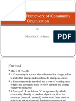 1 Conceptual Framework of Community Organization