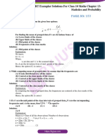 Exercise 13.1 Page No: 157: NCERT Exemplar Solutions For Class 10 Maths Chapter 13-Statistics and Probability