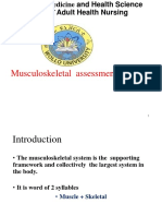 Musculoskeletal Assessment