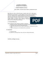 Module 2 Drug Names, Forms, and Route of Drug Administration-1