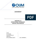 Assignment: HMEF5083 - V2 Instructional Technology January 2020 Semester