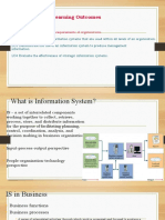 Learning Outcomes: LO1 Analyse The Information Requirements of Organisations