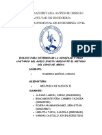 Ensayo para Determinar La Densidad y Peso Unitario Del Suelo Insitu