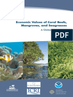 Economic Values Coral Reefs Mangroves Seagrasses