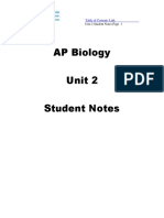 AP Biology Unit 2 Student Notes