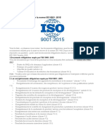 Les Documents Exigés Par La Norme ISO 9001