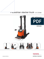 Catalogo Tecnico Toyota BT Staxio P Series SPE120 200