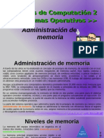 Sistemas Operativos - Memoria