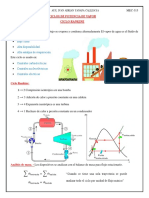 Tema 6 Ciclo de Potencia de Vapor (Ciclo Rankine) Teoria