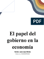 El Papel Del Gobierno en La Economía