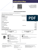 Summary Account Payable Statement: Jiopay