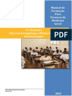 Manual de Formação para Técnicos de Medicina Geral 3º. Semestre Otorrinolaringologia, Oftalmologia e Estomatologia