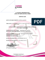 Certificado Fumiplagas Roedores y Vectores